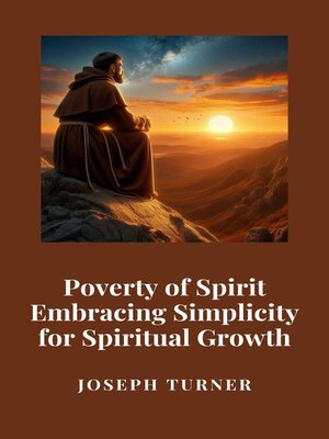 cover image of Poverty of Spirit